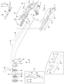 Page A Diagram and Parts List for GH1000 Type 1 Black and Decker Trimmer